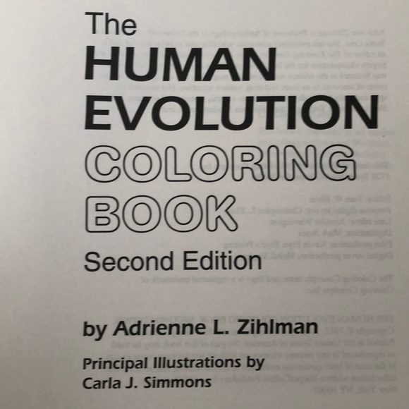 The Human Evolution Coloring Book - Picture 3 of 5